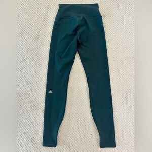 Alo dark green, high waist-Air-lift, full-length leggings